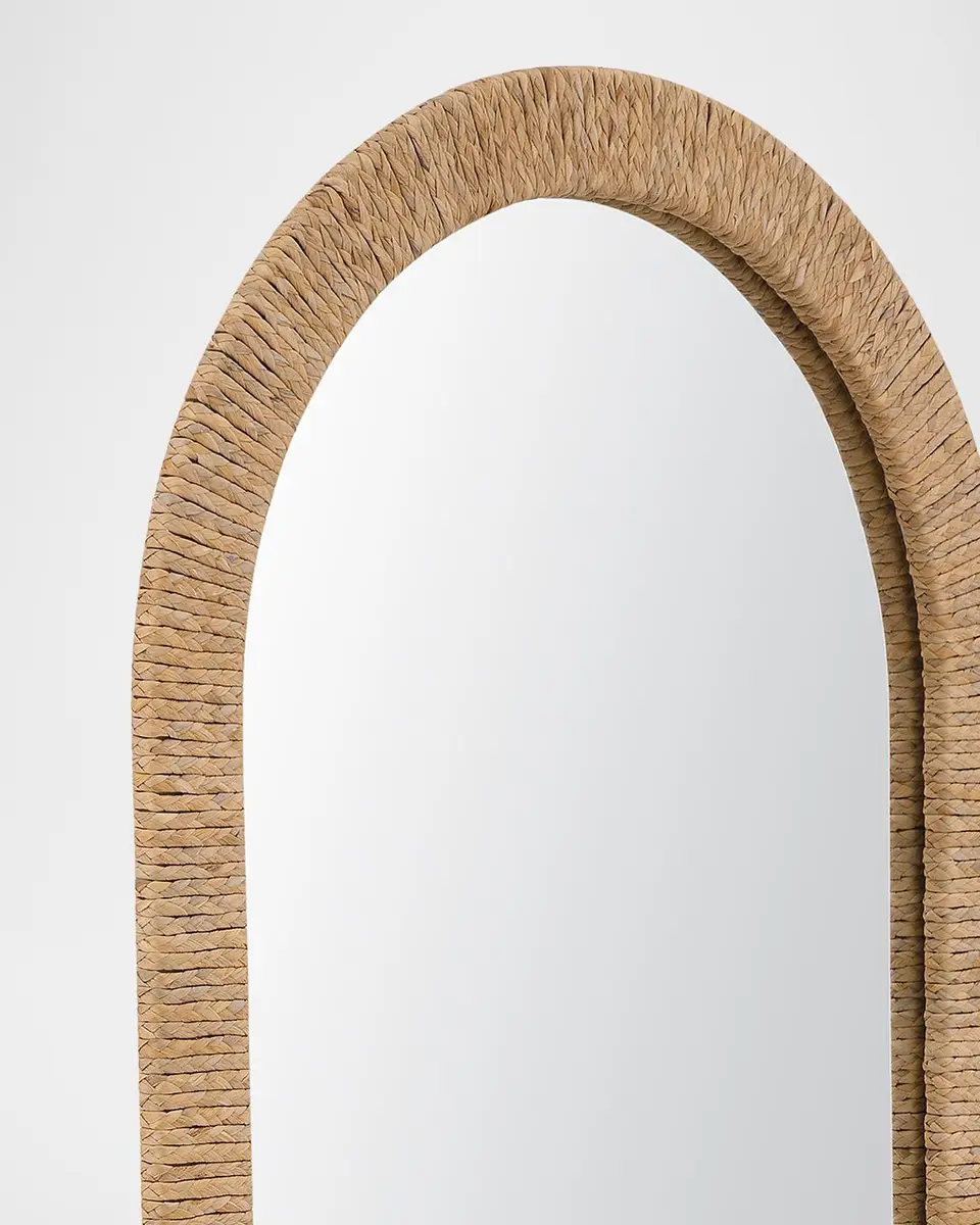 Bassett Mirror Jaleene Seagrass 71" Floor Mirror | Thumbnail 2 Bassett Mirror Jaleene Seagrass 71" Floor Mirror | Thumbnail 2