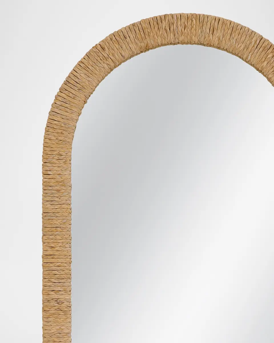 Bassett Mirror Jaleene Seagrass 71" Floor Mirror | Thumbnail 3 Bassett Mirror Jaleene Seagrass 71" Floor Mirror | Thumbnail 3