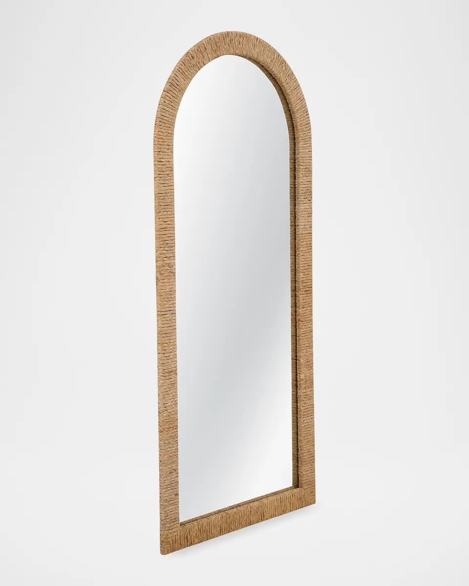 Bassett Mirror Jaleene Seagrass 71" Floor Mirror | Thumbnail 4 Bassett Mirror Jaleene Seagrass 71" Floor Mirror | Thumbnail 4