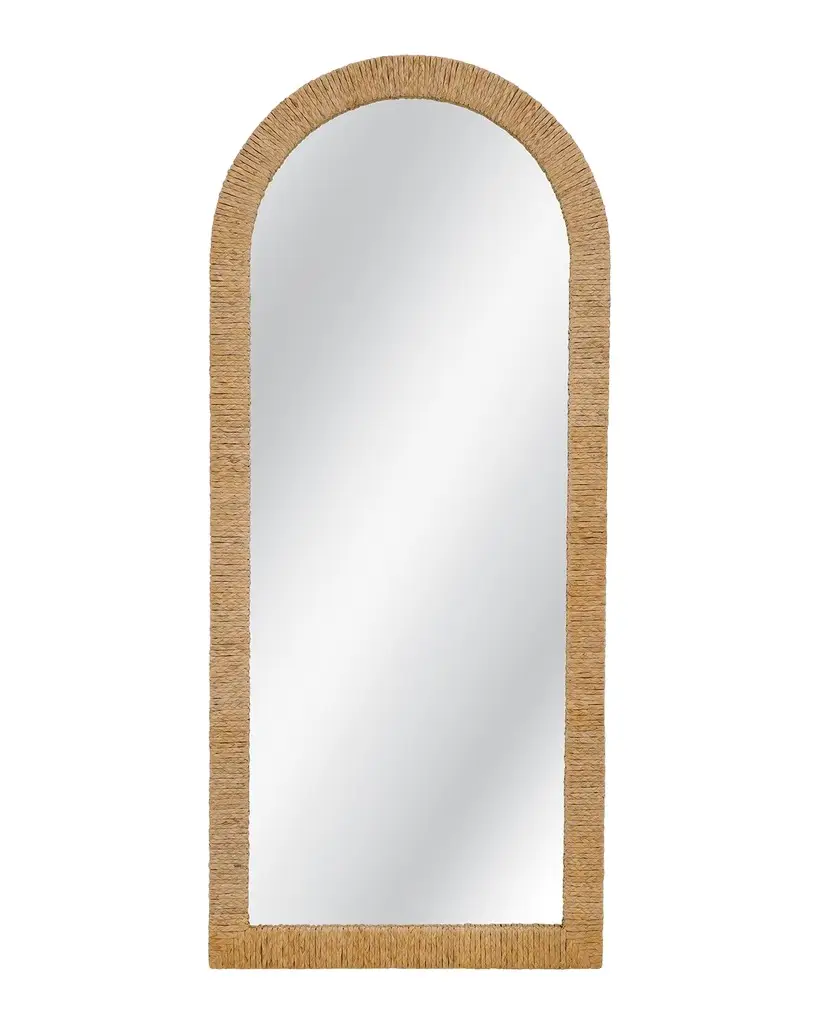 Bassett Mirror Jaleene Seagrass 71" Floor Mirror