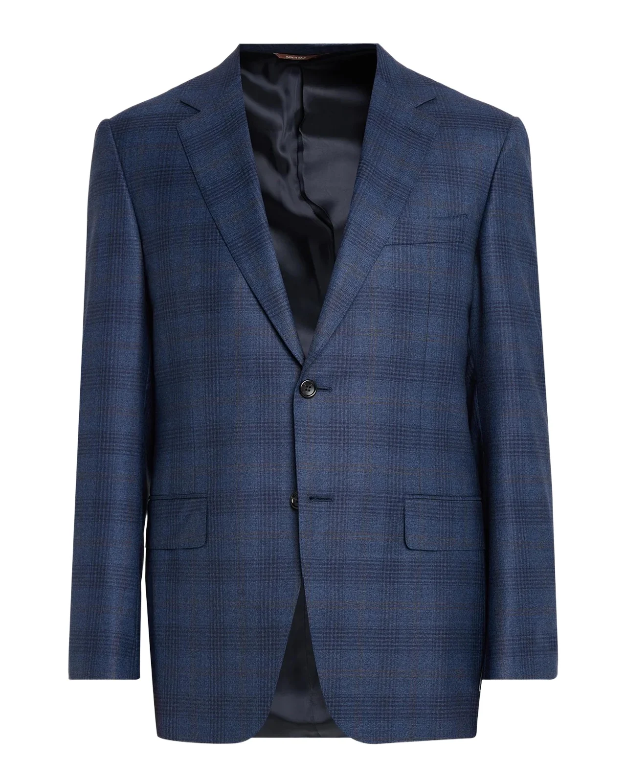 Men's Plaid Wool Blazer