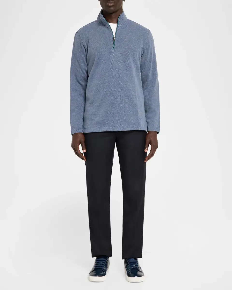 Robert Graham Men's Draycott Mock-Neck Quarter-Zip Sweater | Thumbnail 2 Robert Graham Men's Draycott Mock-Neck Quarter-Zip Sweater | Thumbnail 2