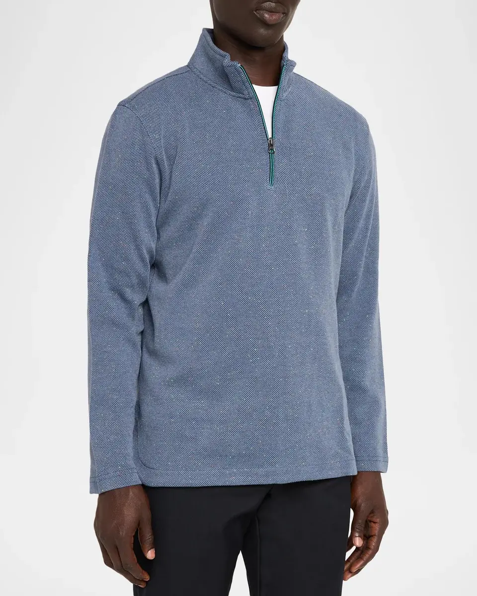 Robert Graham Men's Draycott Mock-Neck Quarter-Zip Sweater | Thumbnail 4 Robert Graham Men's Draycott Mock-Neck Quarter-Zip Sweater | Thumbnail 4