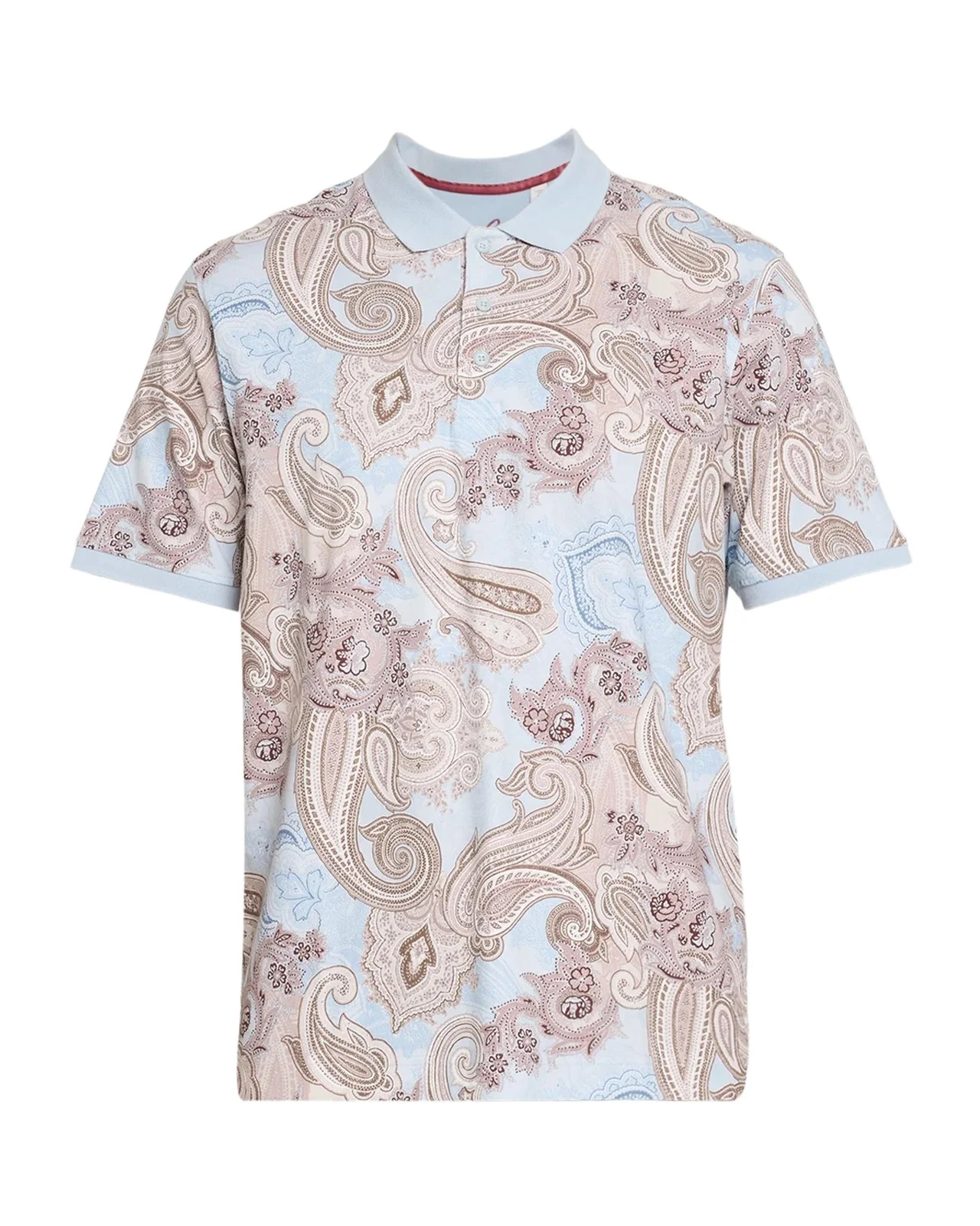 Men's Creswell Paisley Cotton Polo Shirt Men's Creswell Paisley Cotton Polo Shirt
