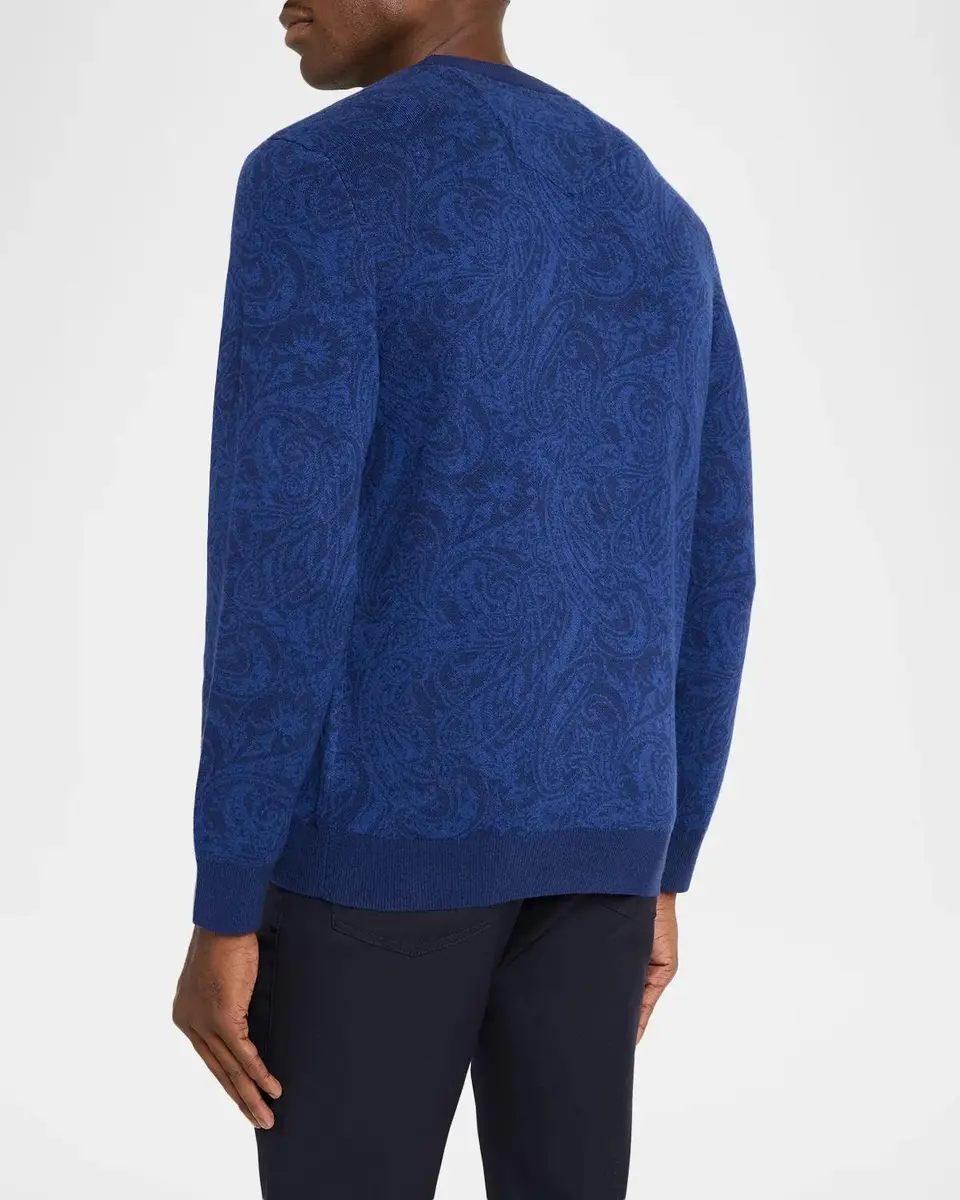 Robert Graham Men's Vomano Jacquard Knit Sweater | Thumbnail 3 Robert Graham Men's Vomano Jacquard Knit Sweater | Thumbnail 3