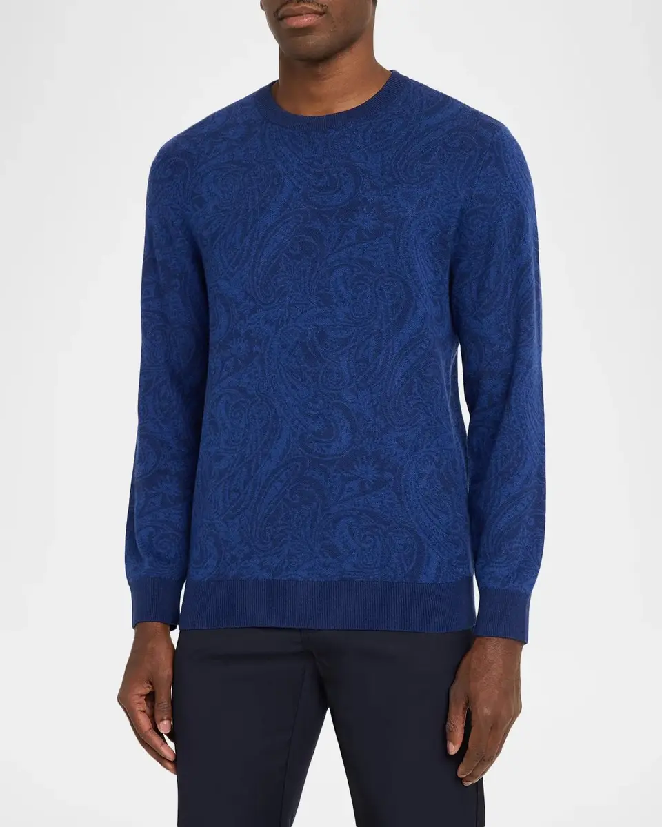 Robert Graham Men's Vomano Jacquard Knit Sweater | Thumbnail 4 Robert Graham Men's Vomano Jacquard Knit Sweater | Thumbnail 4