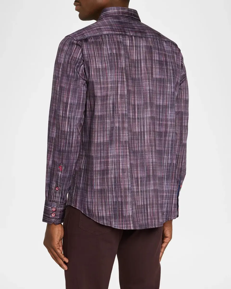 Robert Graham Men's Tyler Textured Button-Front Shirt | Thumbnail 3 Robert Graham Men's Tyler Textured Button-Front Shirt | Thumbnail 3