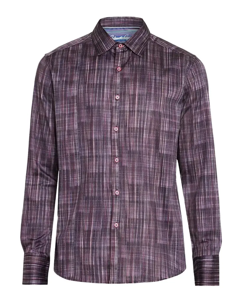 Robert Graham Men's Tyler Textured Button-Front Shirt