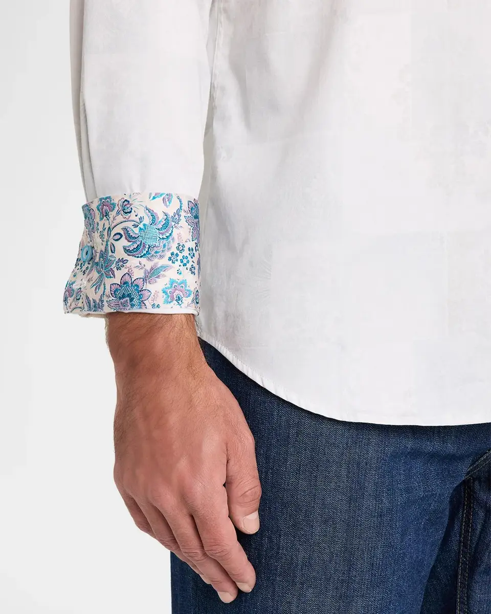 Robert Graham Men's Ferris Metallic Embroidered Button-Front Shirt | Thumbnail 5