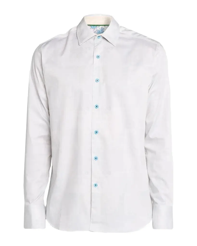 Robert Graham Men's Ferris Metallic Embroidered Button-Front Shirt