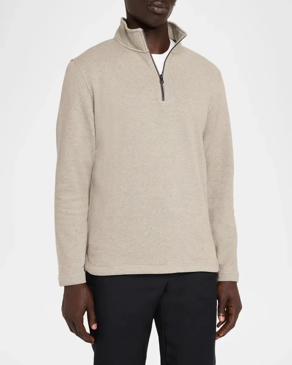 Robert Graham Men's Draycott Mock-Neck Quarter-Zip Sweater | Thumbnail 4 Robert Graham Men's Draycott Mock-Neck Quarter-Zip Sweater | Thumbnail 4