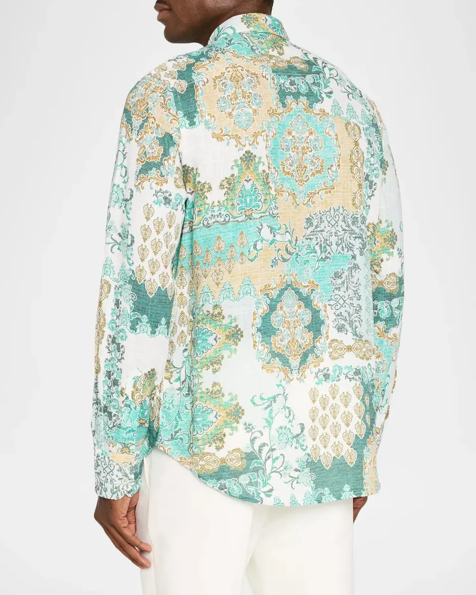 Robert Graham Men's Fairbank Embellished Long-Sleeve Shirt | Thumbnail 3 Robert Graham Men's Fairbank Embellished Long-Sleeve Shirt | Thumbnail 3