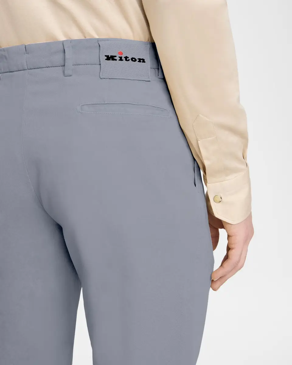 Kiton Men's Lyocell Straight-Leg Flat-Front Pants | Thumbnail 5 Kiton Men's Lyocell Straight-Leg Flat-Front Pants | Thumbnail 5