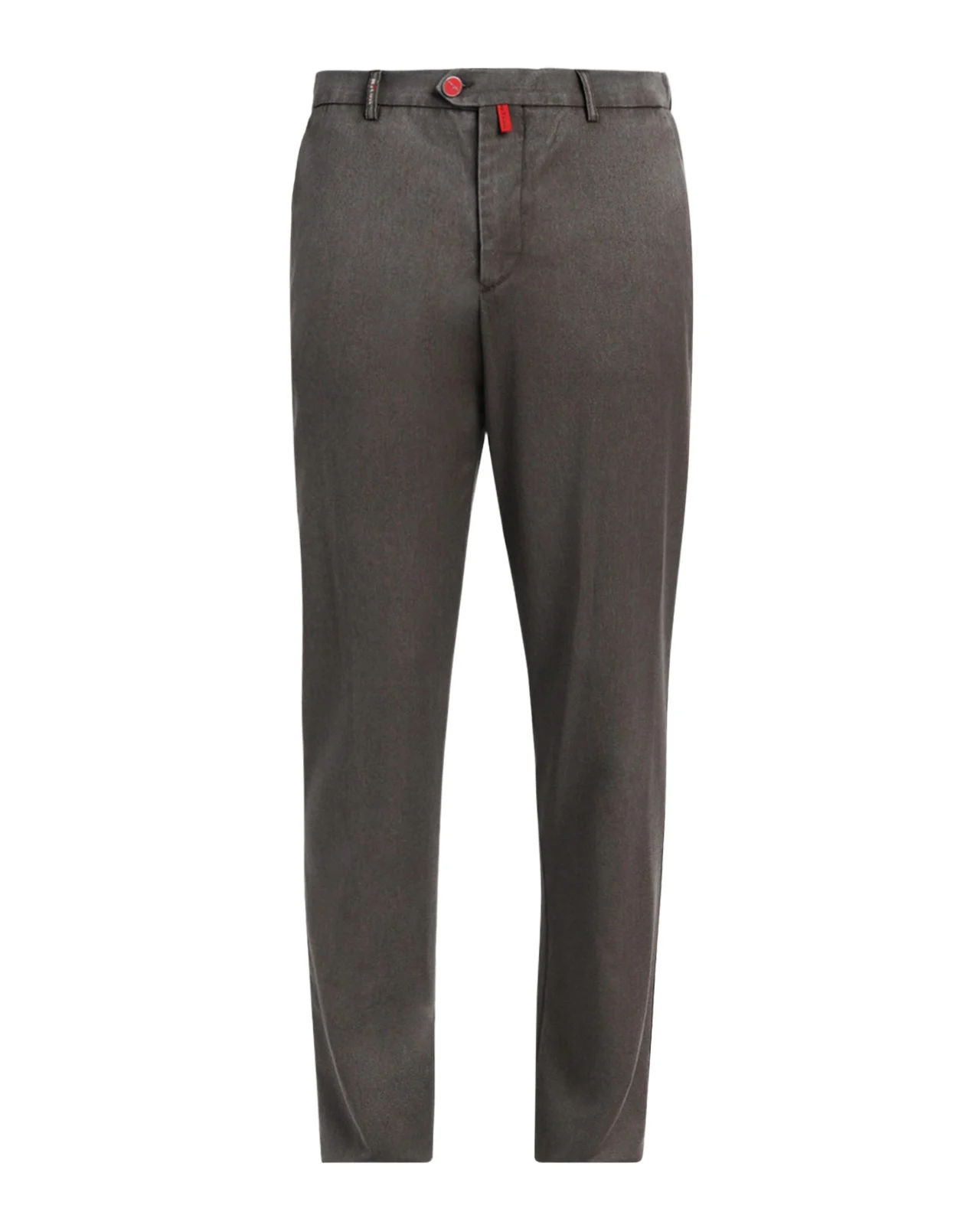 Kiton Men's Washed Wool Straight Leg Trousers