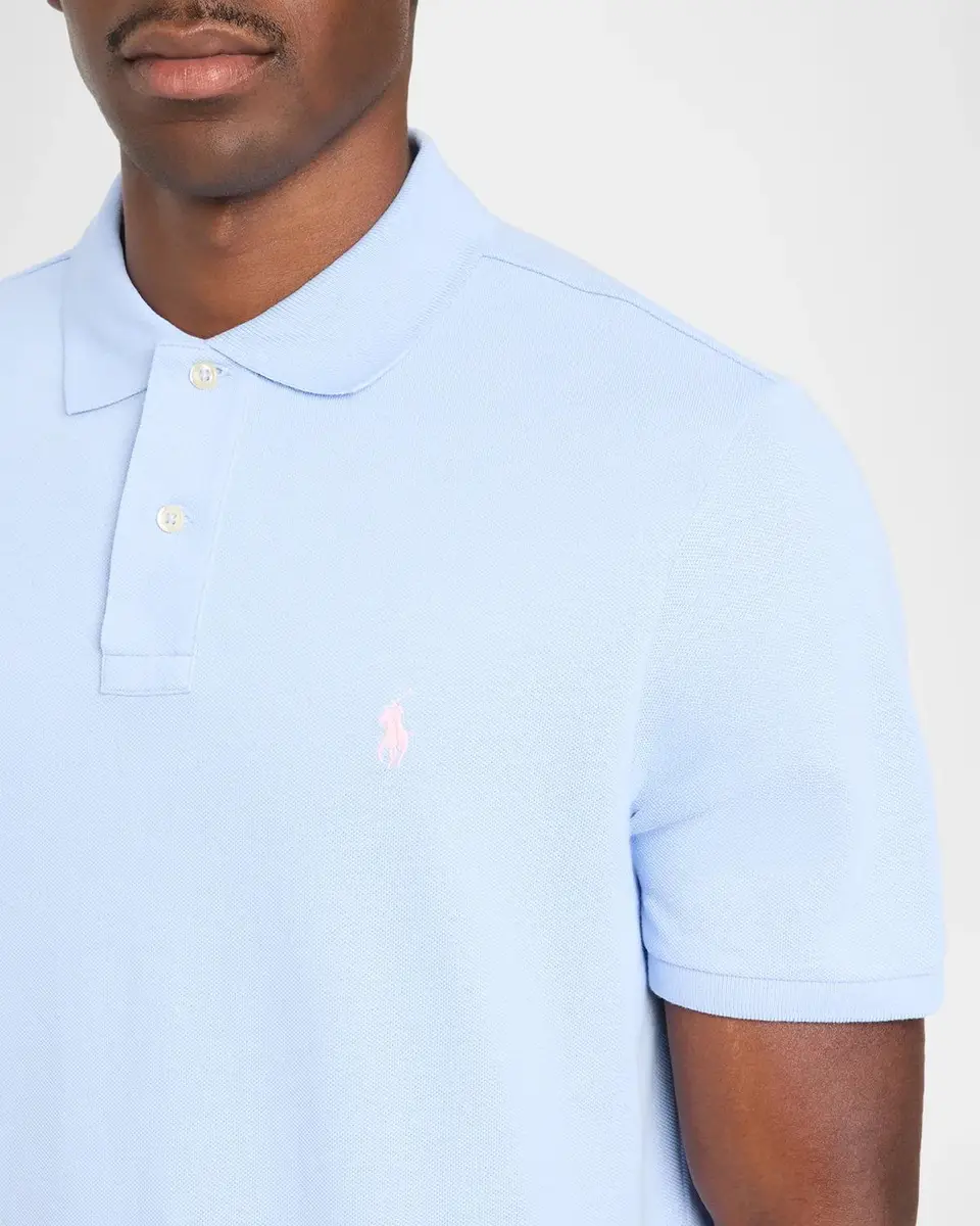 Polo Ralph Lauren Men's Iconic Mesh Polo Shirt | Thumbnail 5 Polo Ralph Lauren Men's Iconic Mesh Polo Shirt | Thumbnail 5