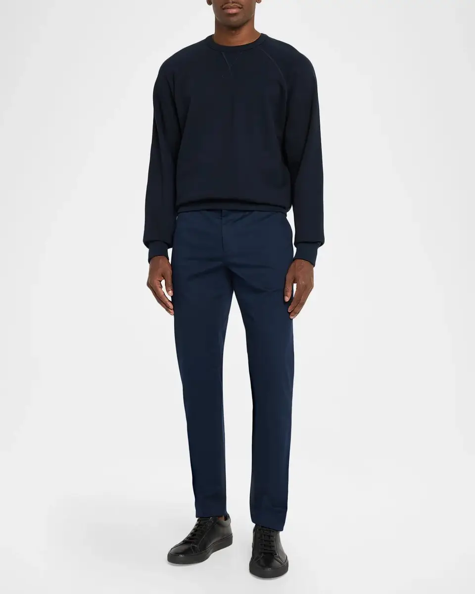 Theory Men's Zaine Cotton-Stretch Straight Leg Pants | Thumbnail 2