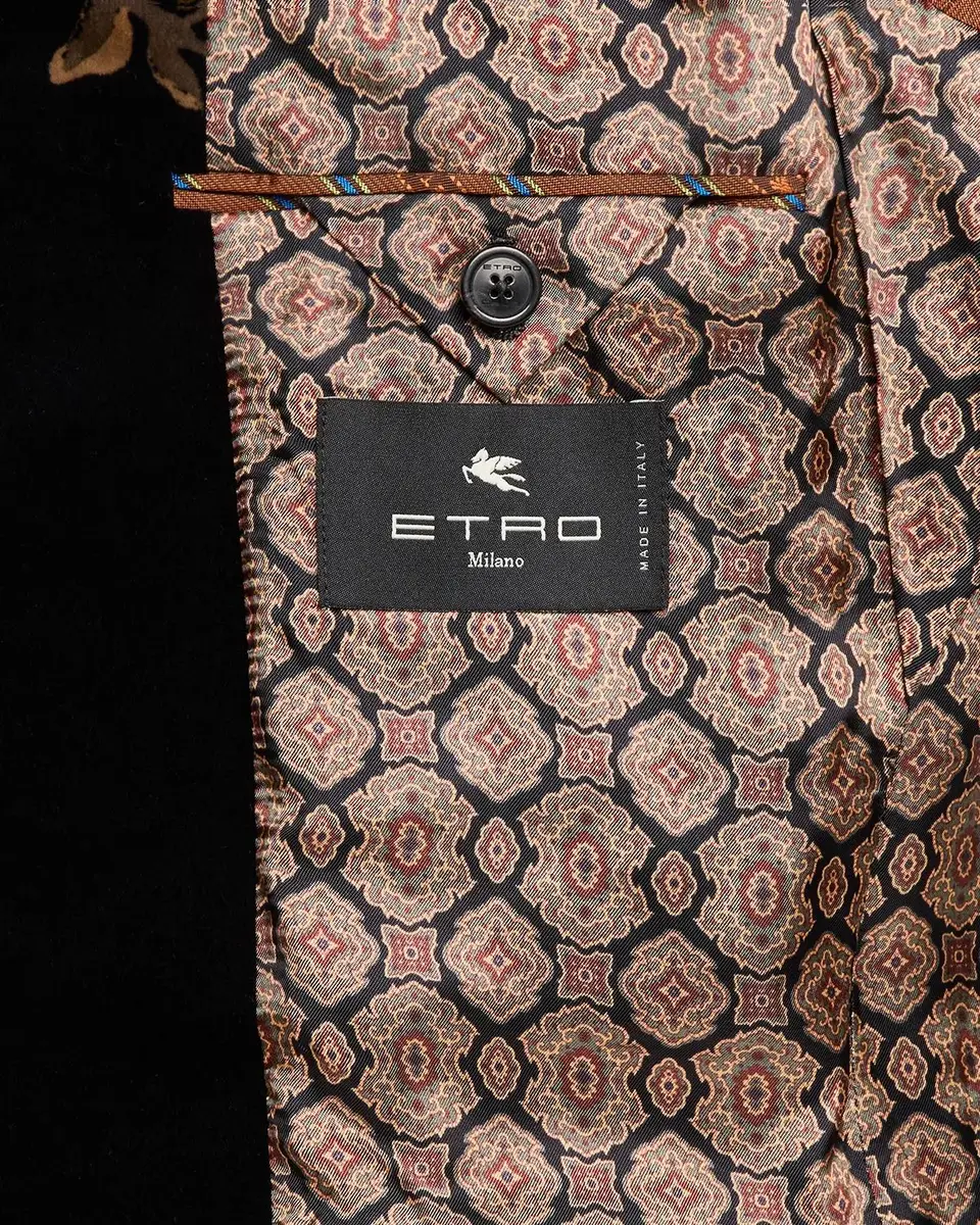 Etro Men's Giraffe Stretch-Cotton Velvet Jacket | Thumbnail 6 Etro Men's Giraffe Stretch-Cotton Velvet Jacket | Thumbnail 6