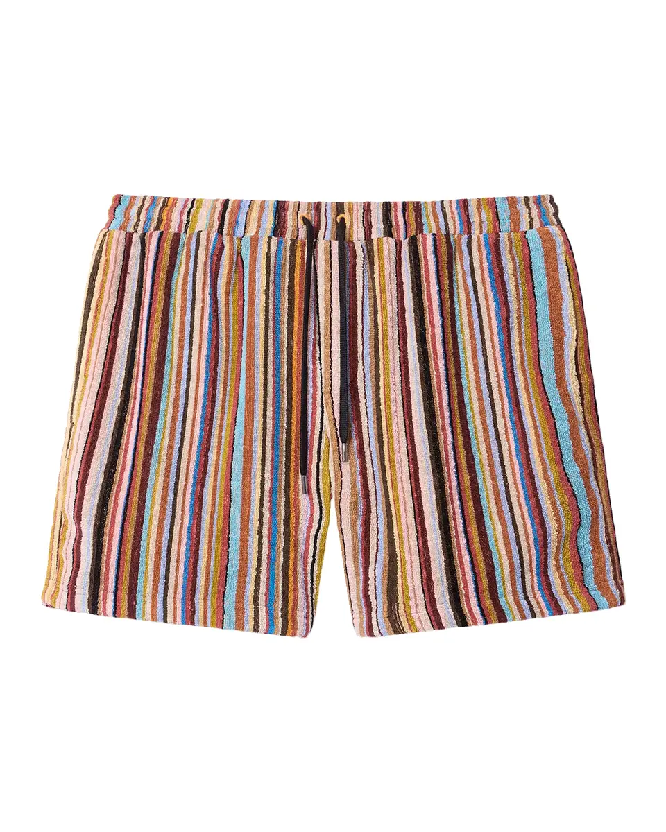 Paul Smith Men's Striped Cotton Shorts | Thumbnail 2 Paul Smith Men's Striped Cotton Shorts | Thumbnail 2