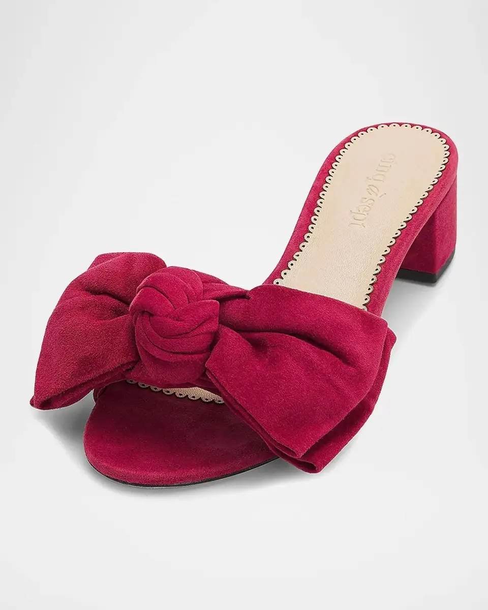 Cinq à Sept 40mm Faith Suede Slide Sandals | Thumbnail 4