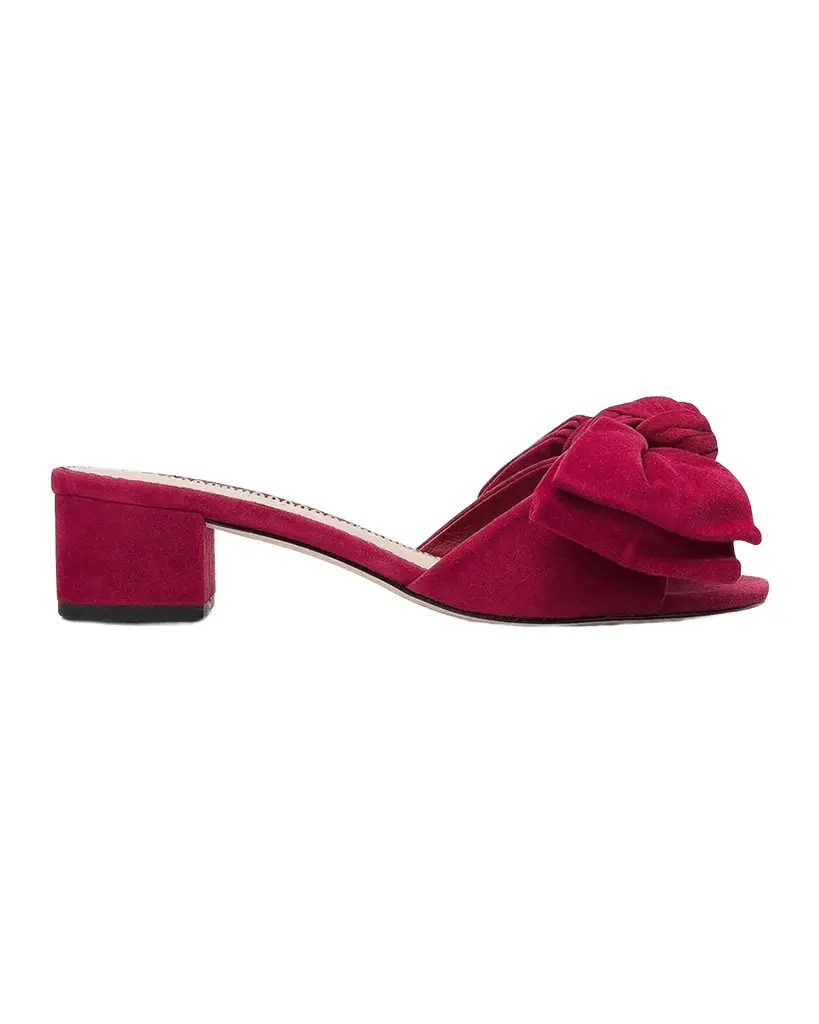 Cinq à Sept 40mm Faith Suede Slide Sandals