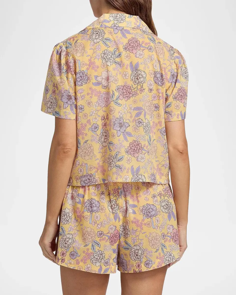 Papinelle Karolina Floral Short Pajamas | Thumbnail 3 Papinelle Karolina Floral Short Pajamas | Thumbnail 3