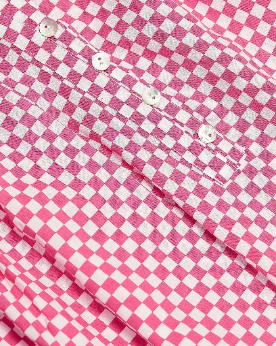 Papinelle Anais Checker Gathered Nightie | Thumbnail 6 Papinelle Anais Checker Gathered Nightie | Thumbnail 6