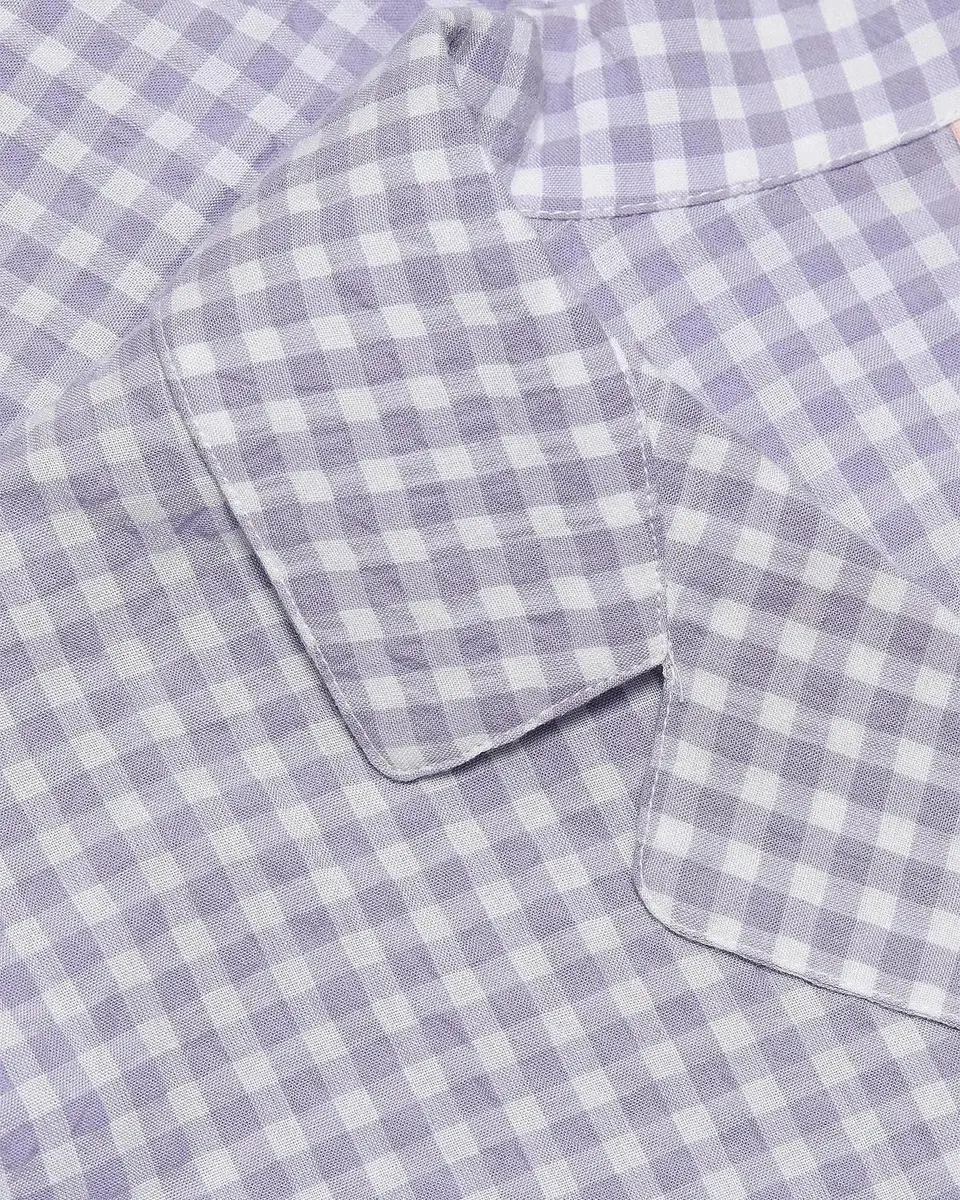 Papinelle Seersucker Gingham Boxer Pajamas | Thumbnail 6 Papinelle Seersucker Gingham Boxer Pajamas | Thumbnail 6