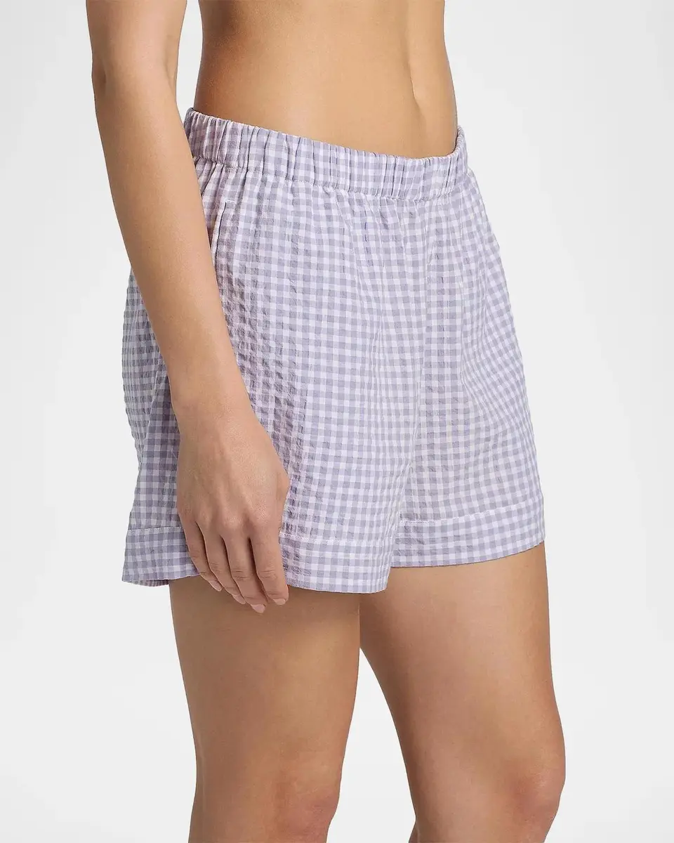 Papinelle Seersucker Gingham Boxer Pajamas | Thumbnail 7 Papinelle Seersucker Gingham Boxer Pajamas | Thumbnail 7