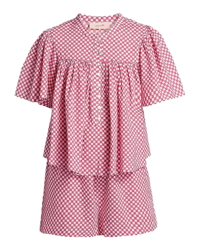 Papinelle Anais Gathered Boxer Pajamas