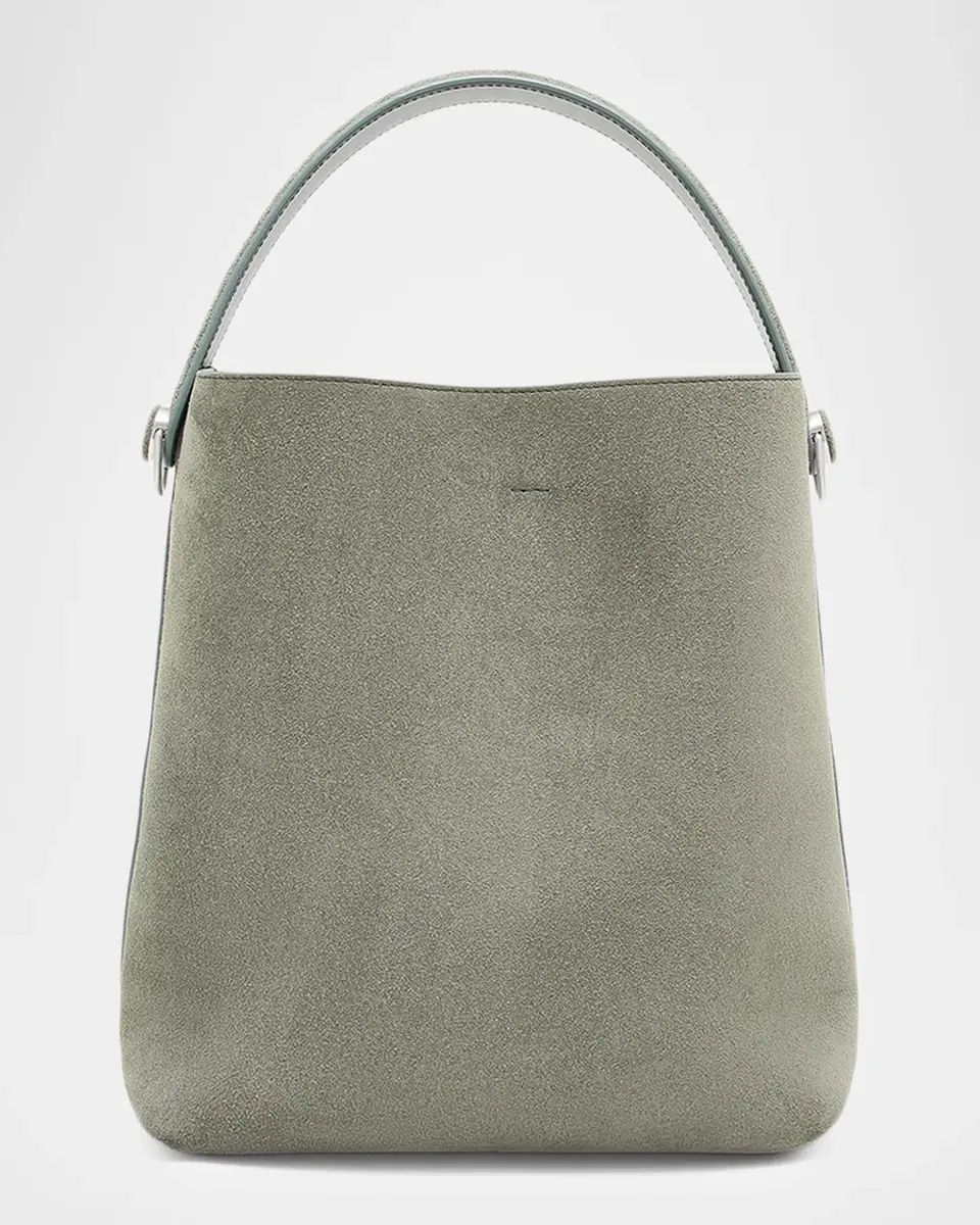 Giorgio Armani Small Suede Bucket Shoulder Bag | Thumbnail 4