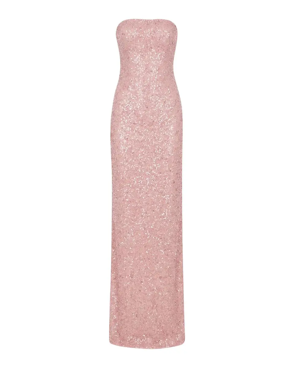 The New Arrivals by Ilkyaz Ozel Nara Sequined Strapless Maxi Dress | Thumbnail 3 The New Arrivals by Ilkyaz Ozel Nara Sequined Strapless Maxi Dress | Thumbnail 3