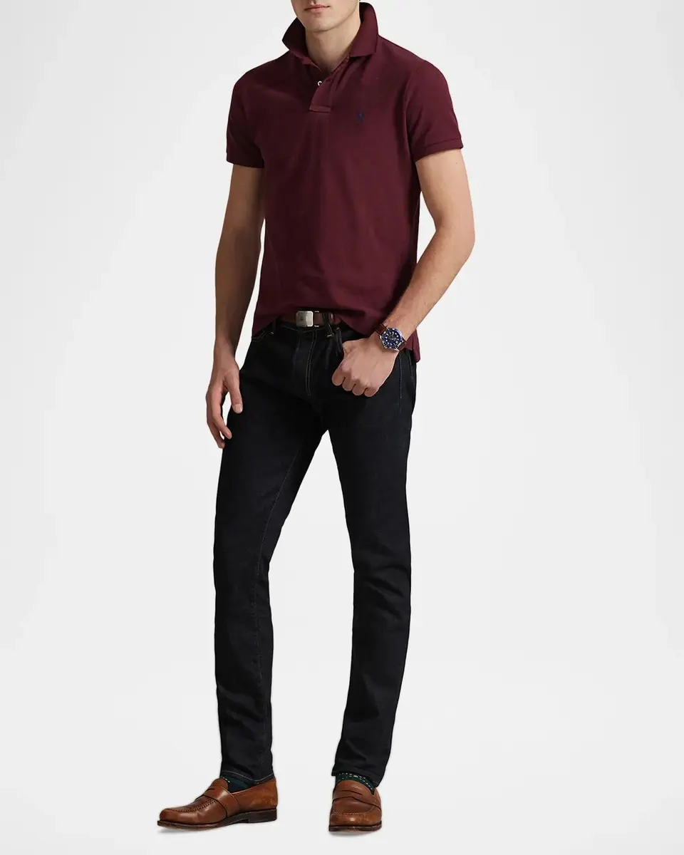 Polo Ralph Lauren Men's Basic Mesh Polo Shirt | Thumbnail 2 Polo Ralph Lauren Men's Basic Mesh Polo Shirt | Thumbnail 2