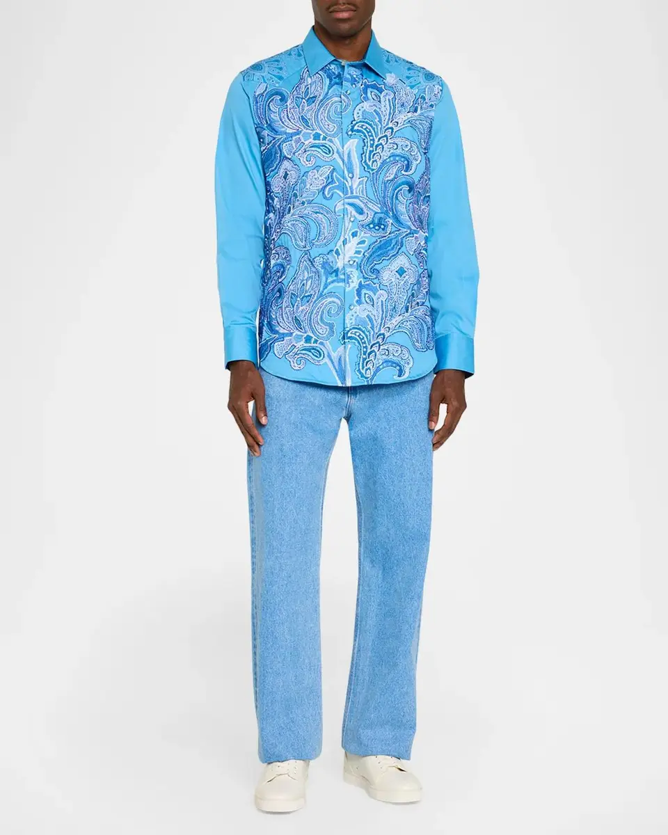 Robert Graham Men's Limited Edition J. Scott's World Long-Sleeve Button-Front Shirt | Thumbnail 2 Robert Graham Men's Limited Edition J. Scott's World Long-Sleeve Button-Front Shirt | Thumbnail 2