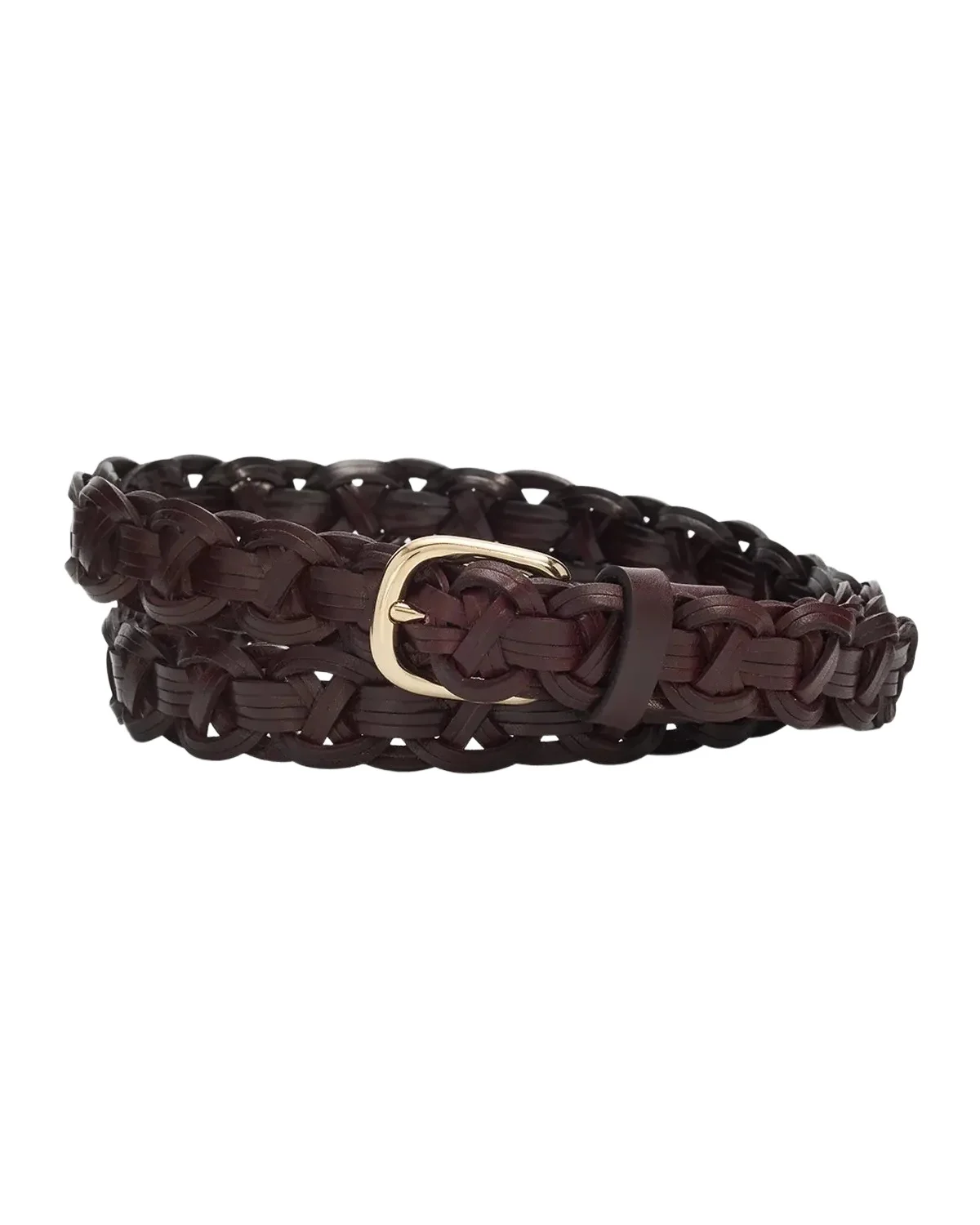 Men's Braided Leather Belt