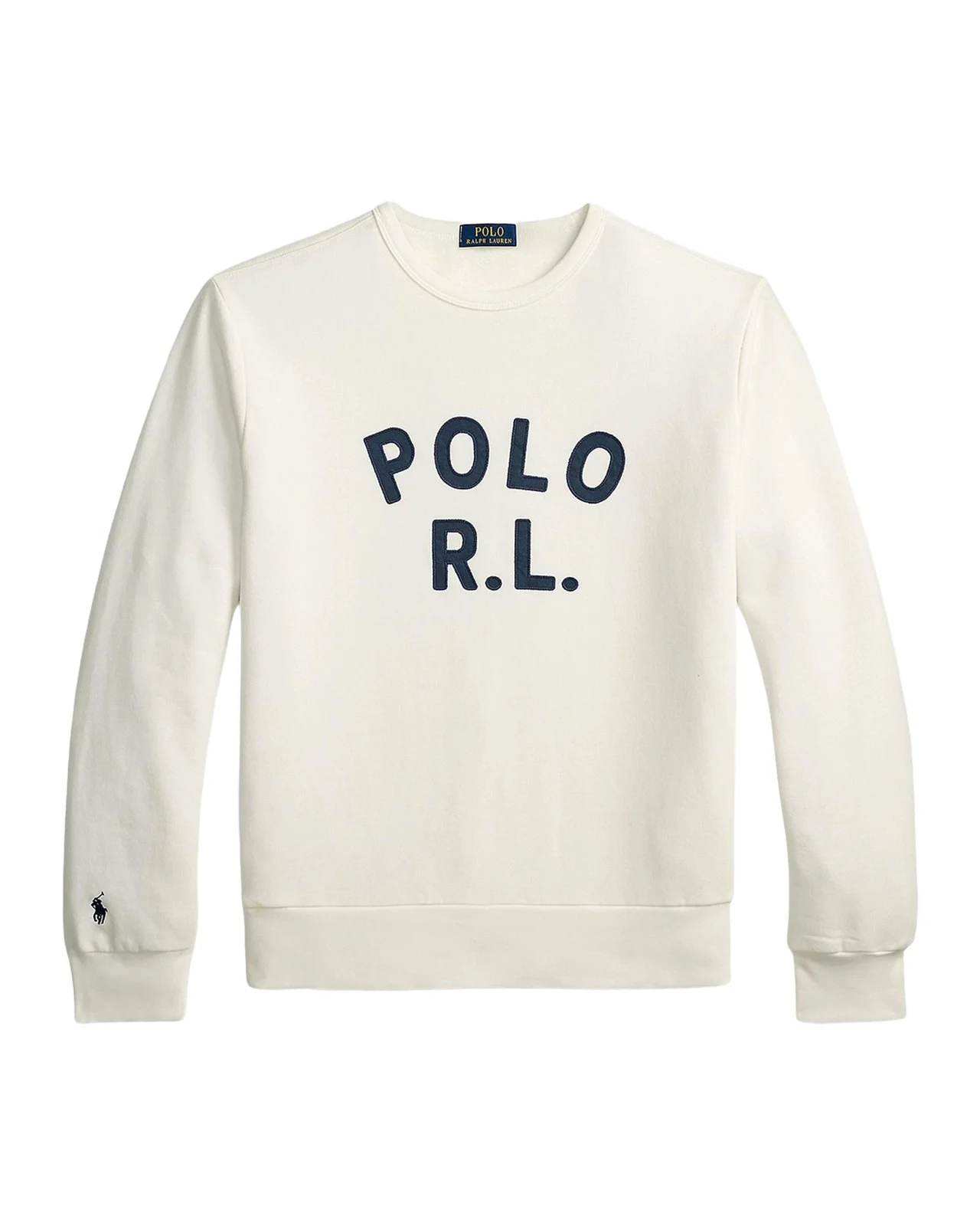 Men's Logo Cotton-Blend Crewneck Sweatshirt Men's Logo Cotton-Blend Crewneck Sweatshirt