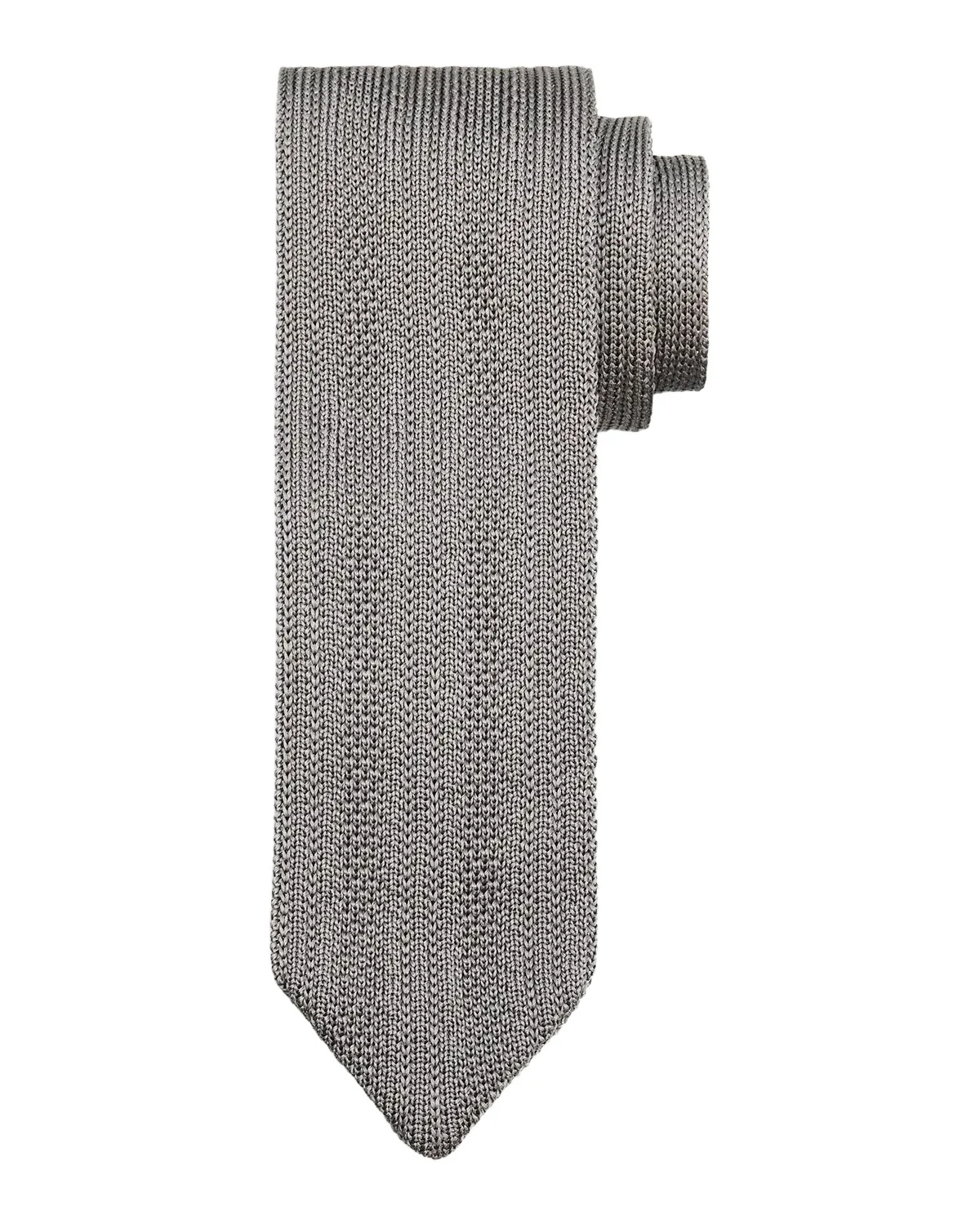 Brunello Cucinelli Men's Textured Knit Silk Tie