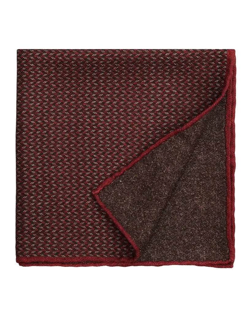 Men's Chevron Double-Face Silk Pocket Square Men's Chevron Double-Face Silk Pocket Square