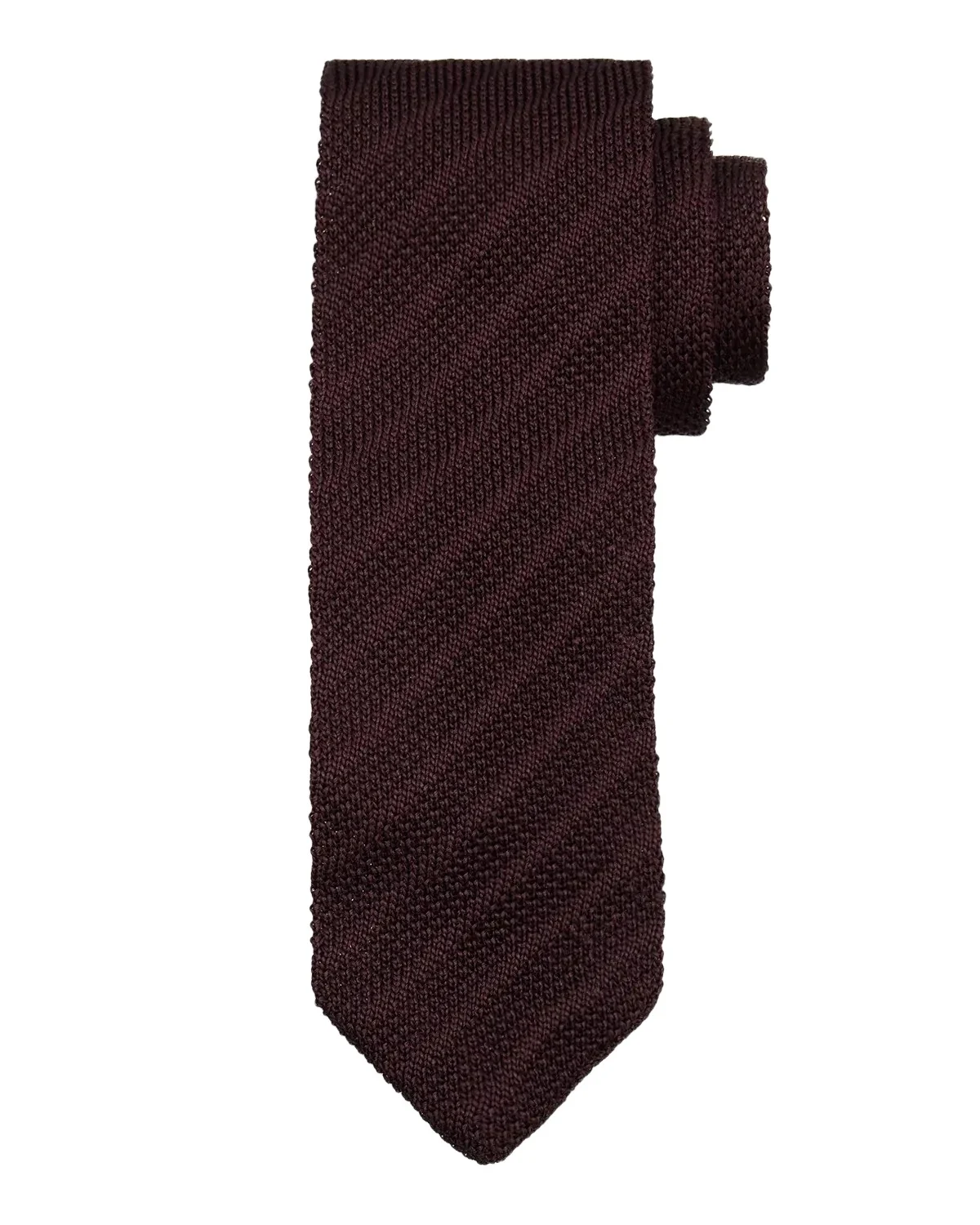 Brunello Cucinelli Men's Textured Knit Silk Tie