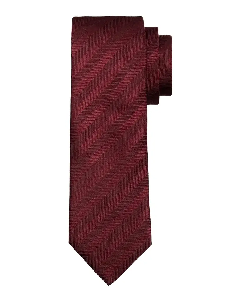 Men's Tonal Chevron Silk Tie Men's Tonal Chevron Silk Tie