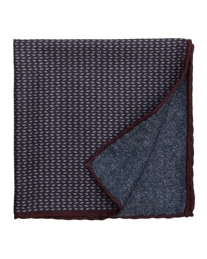 Men's Chevron Double-Face Silk Pocket Square Men's Chevron Double-Face Silk Pocket Square