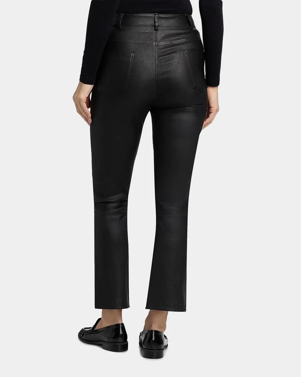 LAMARQUE Faris Leather Flare Pants | Thumbnail 3 LAMARQUE Faris Leather Flare Pants | Thumbnail 3