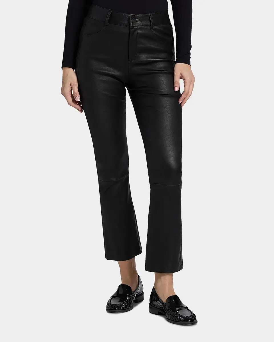 LAMARQUE Faris Leather Flare Pants | Thumbnail 4 LAMARQUE Faris Leather Flare Pants | Thumbnail 4