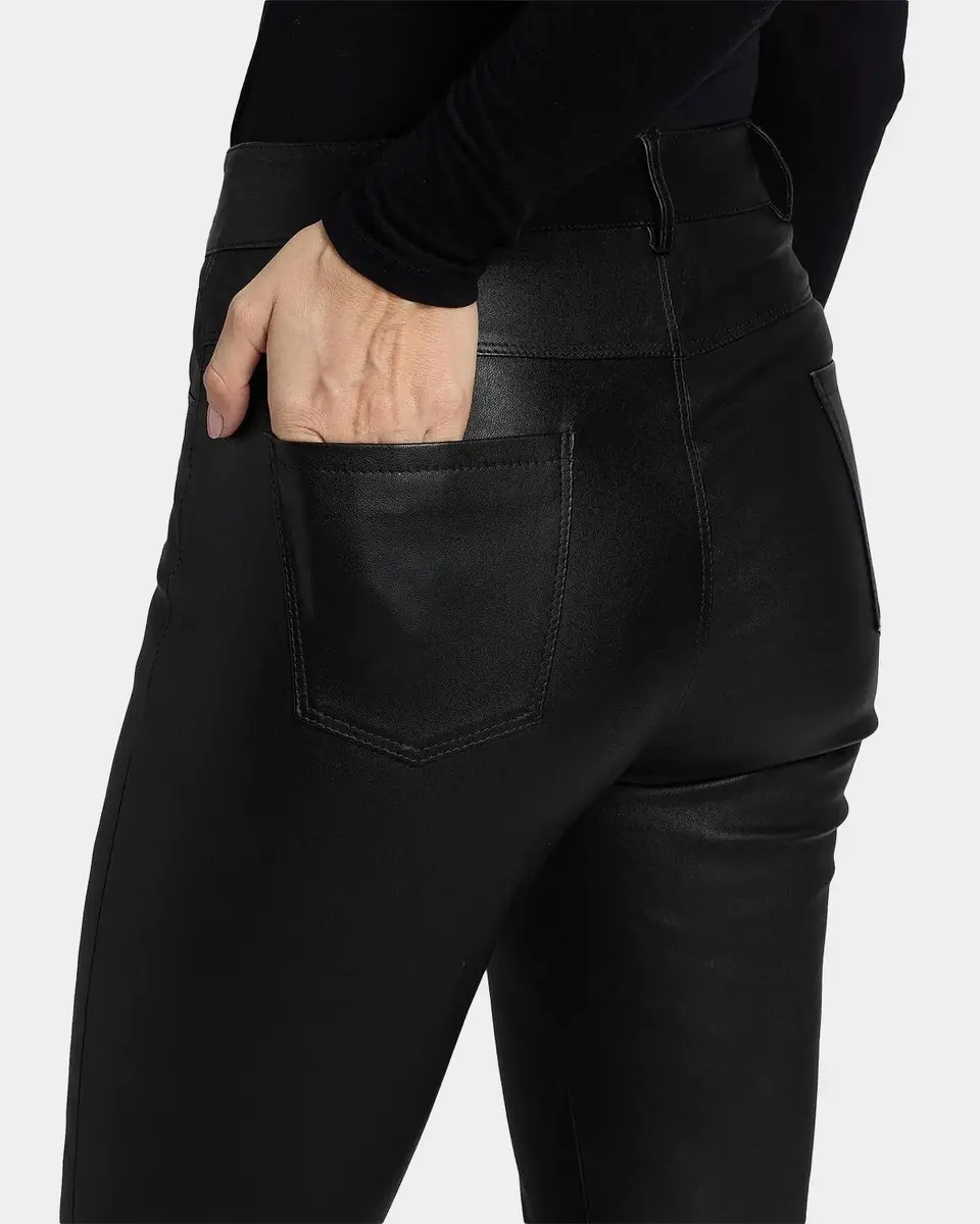 LAMARQUE Faris Leather Flare Pants | Thumbnail 5 LAMARQUE Faris Leather Flare Pants | Thumbnail 5
