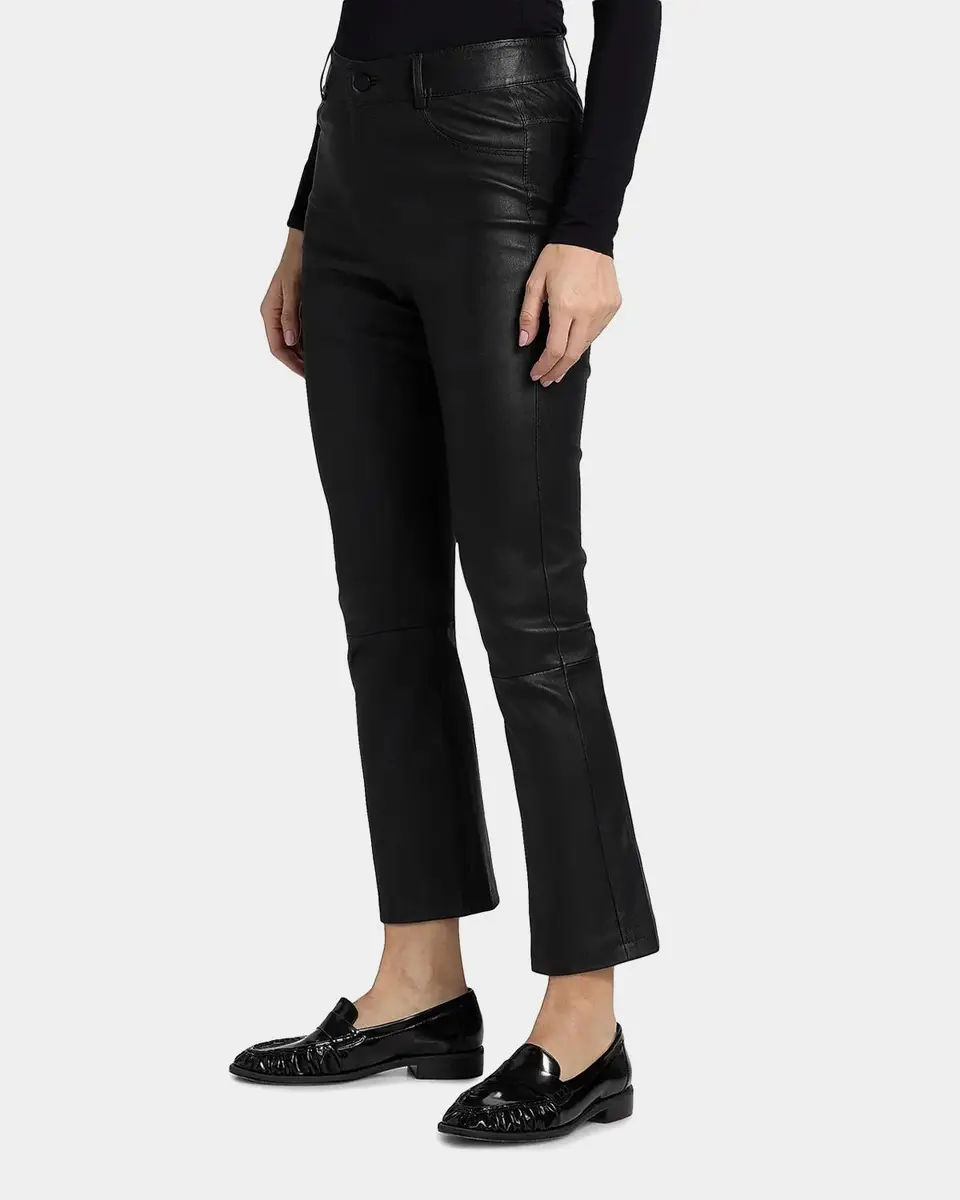LAMARQUE Faris Leather Flare Pants | Thumbnail 7 LAMARQUE Faris Leather Flare Pants | Thumbnail 7