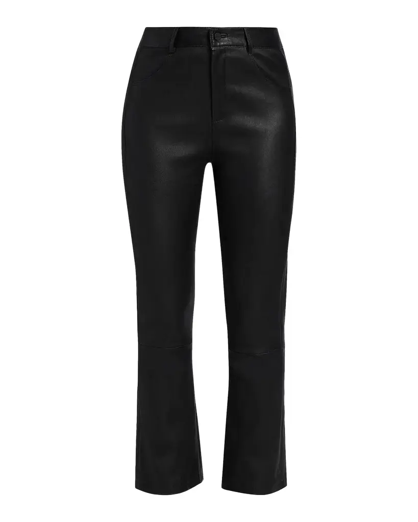 LAMARQUE Faris Leather Flare Pants