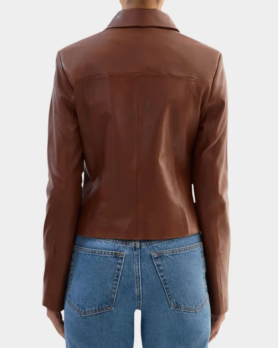 LAMARQUE Oceana Fitted Leather Jacket | Thumbnail 2 LAMARQUE Oceana Fitted Leather Jacket | Thumbnail 2