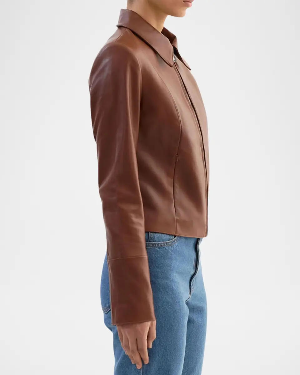 LAMARQUE Oceana Fitted Leather Jacket | Thumbnail 4 LAMARQUE Oceana Fitted Leather Jacket | Thumbnail 4