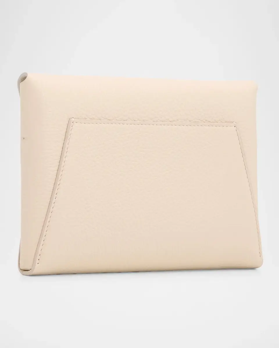 Brunello Cucinelli Grain Leather Envelope Clutch Bag | Thumbnail 3 Brunello Cucinelli Grain Leather Envelope Clutch Bag | Thumbnail 3