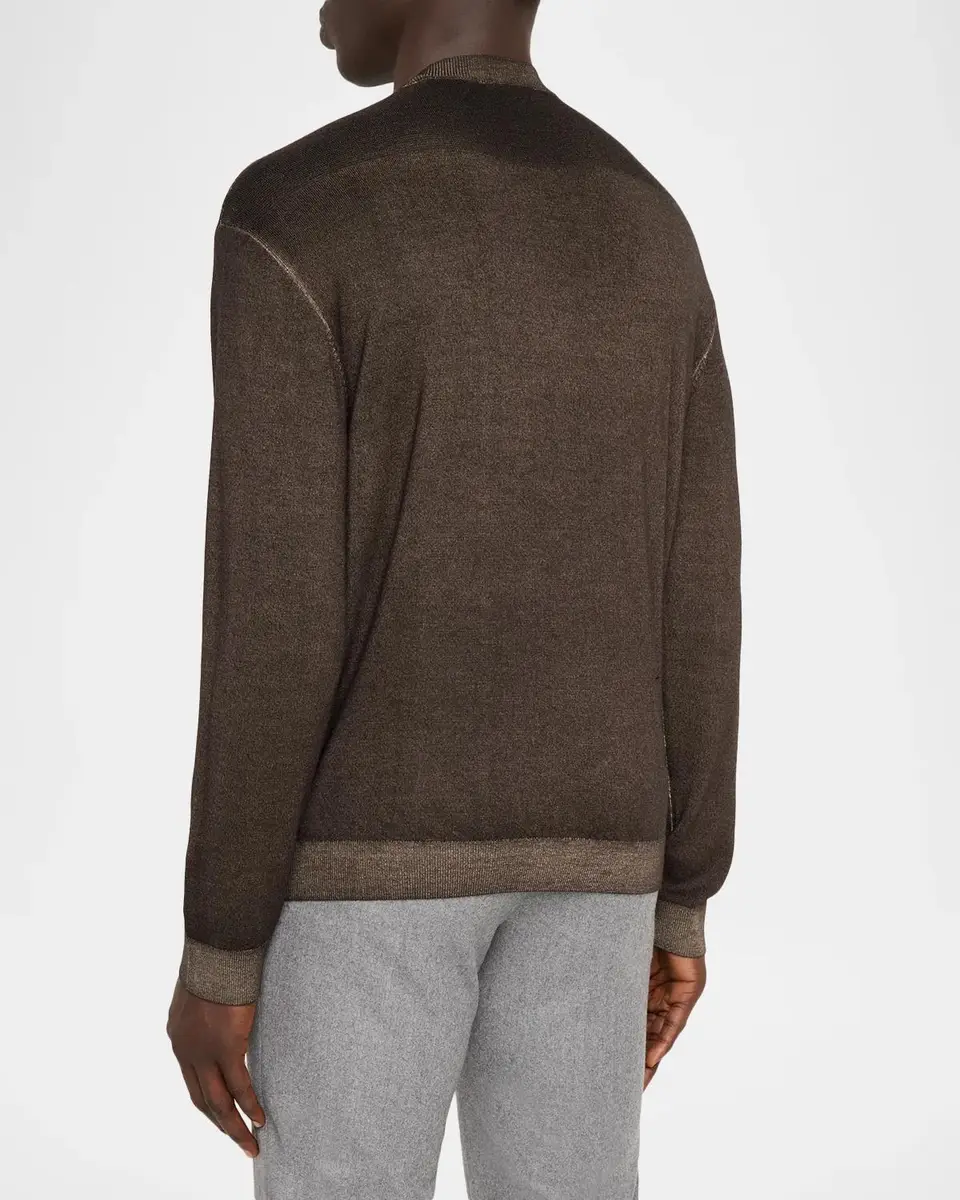 Emporio Armani Men's Virgin Wool Sweater | Thumbnail 3 Emporio Armani Men's Virgin Wool Sweater | Thumbnail 3