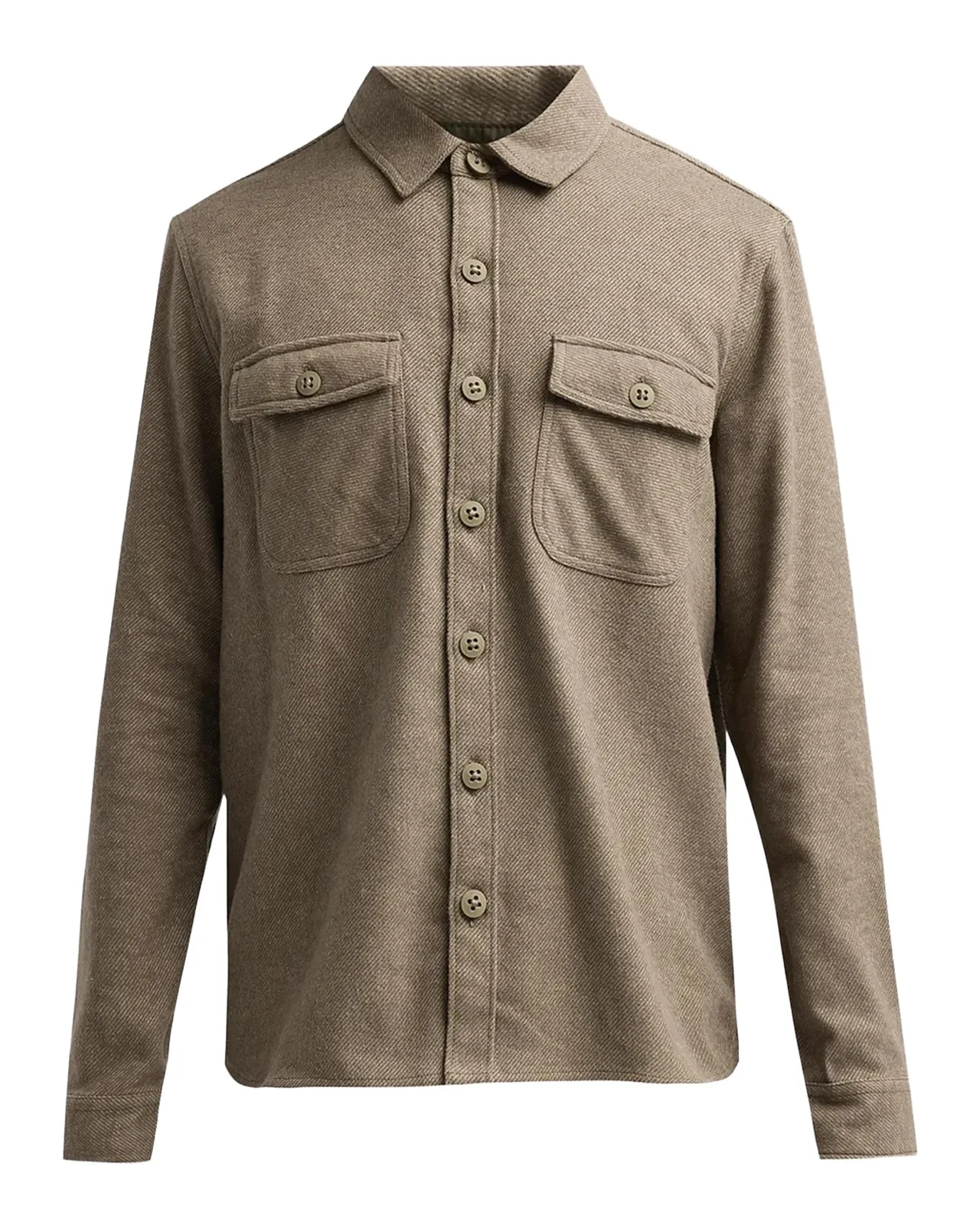 PAIGE Men's Seymore Brushed Cotton Twill Shirt Jacket